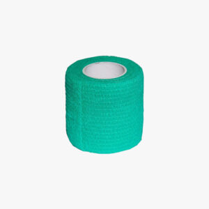 A-Tape Cohesive Crepe Bandage Green Elastic