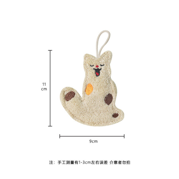 猫猫形11cm乘9cm￥7.8